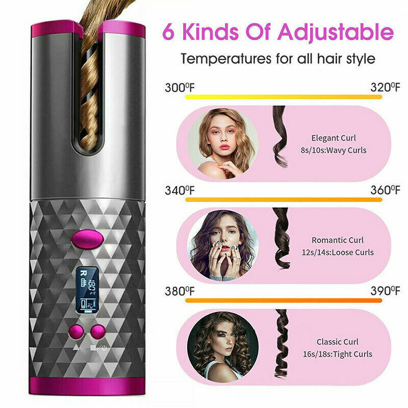 Adjustable temperatures for every hair type